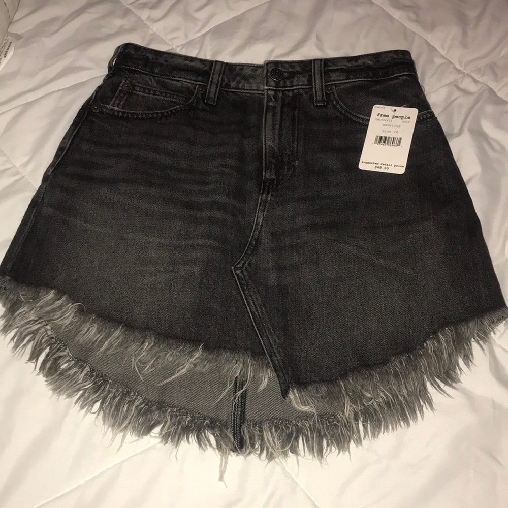 Free peoples maverick Jean skirt
